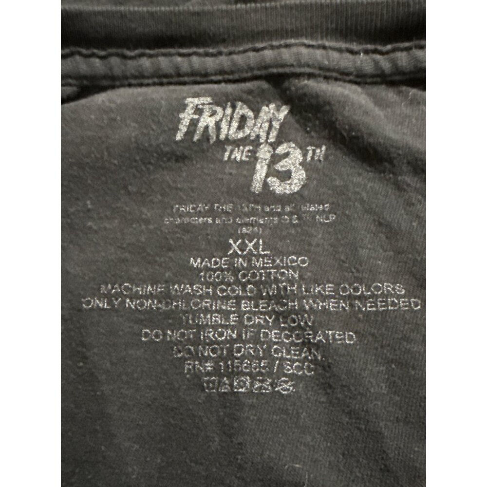 Jason Voorhees "The Many Moods Of" Graphic Tee Size XL Halloween Fright Gothic - Picture 7 of 8